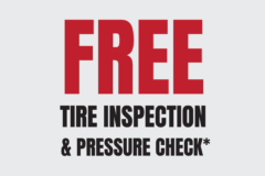 TIRE & PRESSURE CHECK